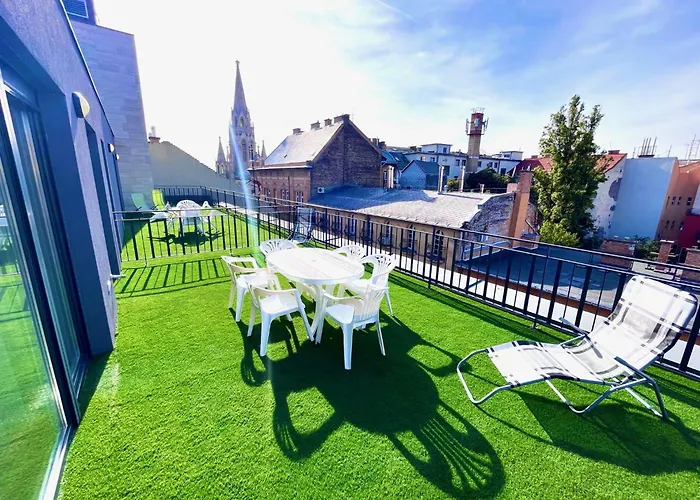 Budapest Downtown Residences Leo - Ac, Elevator, Terrace